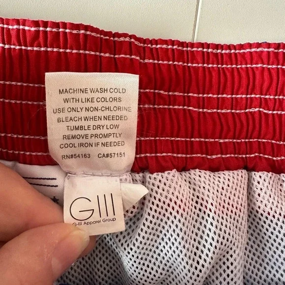 GIII Sports Official MLB Merchandise Chicago Cubs Baseball Swim Trunks Size XL - Picture 7 of 9